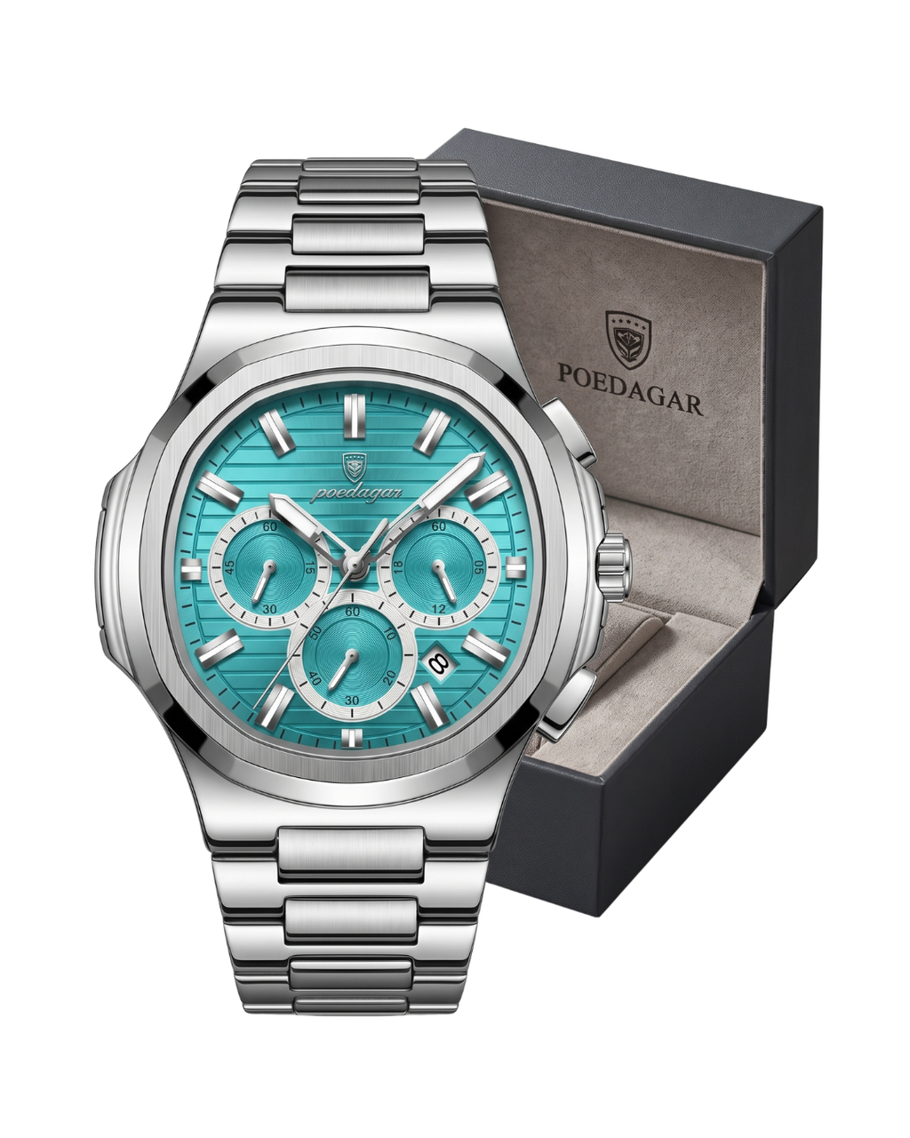 POEDAGAR 834 Herren-Chronograph