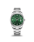 CHRONOS TIME CH08 Herren-Quarzuhr - Silber-Grün