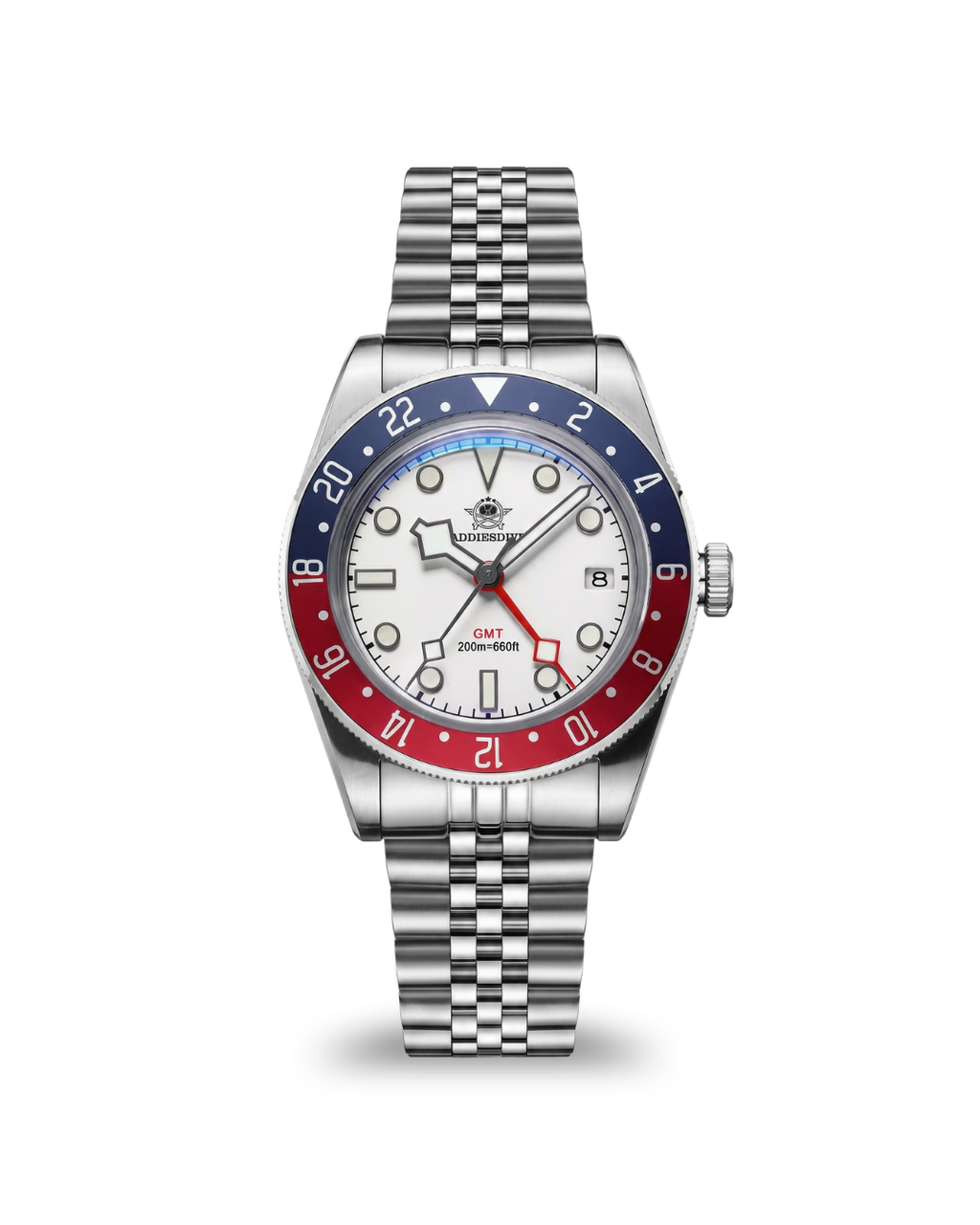 ADDIESDIVE AD2044 Herren-GMT-Quarzuhr