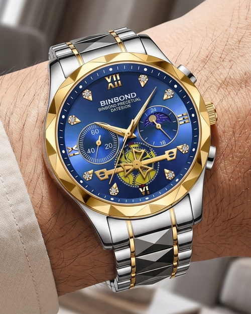 BINBOND B1236 Herren-Chronograph von POEDAGAR