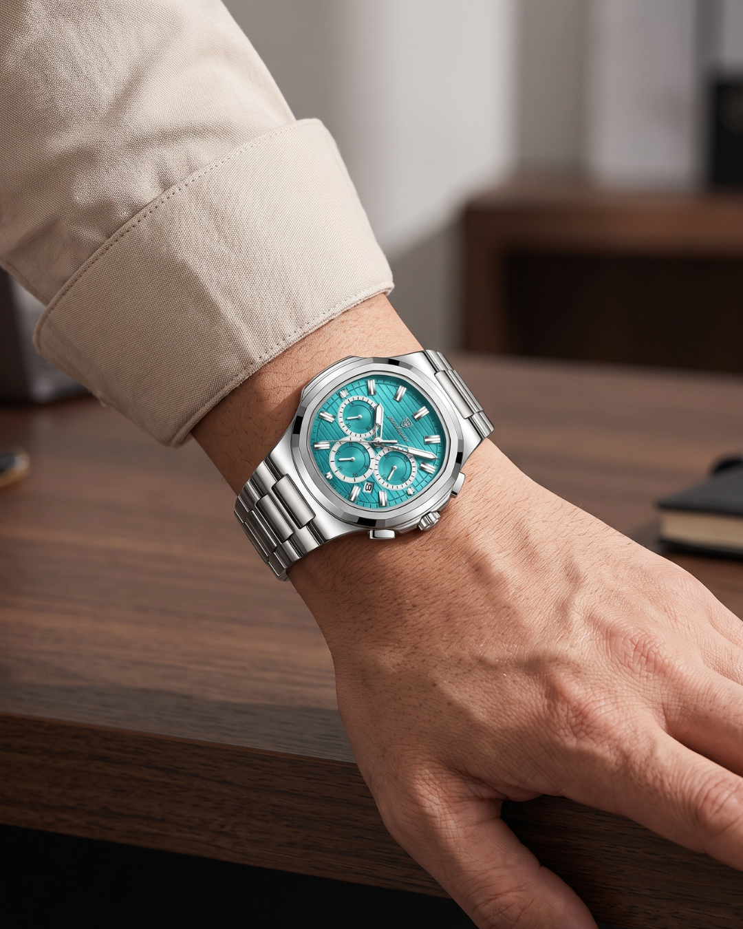 POEDAGAR 834 Herren-Chronograph