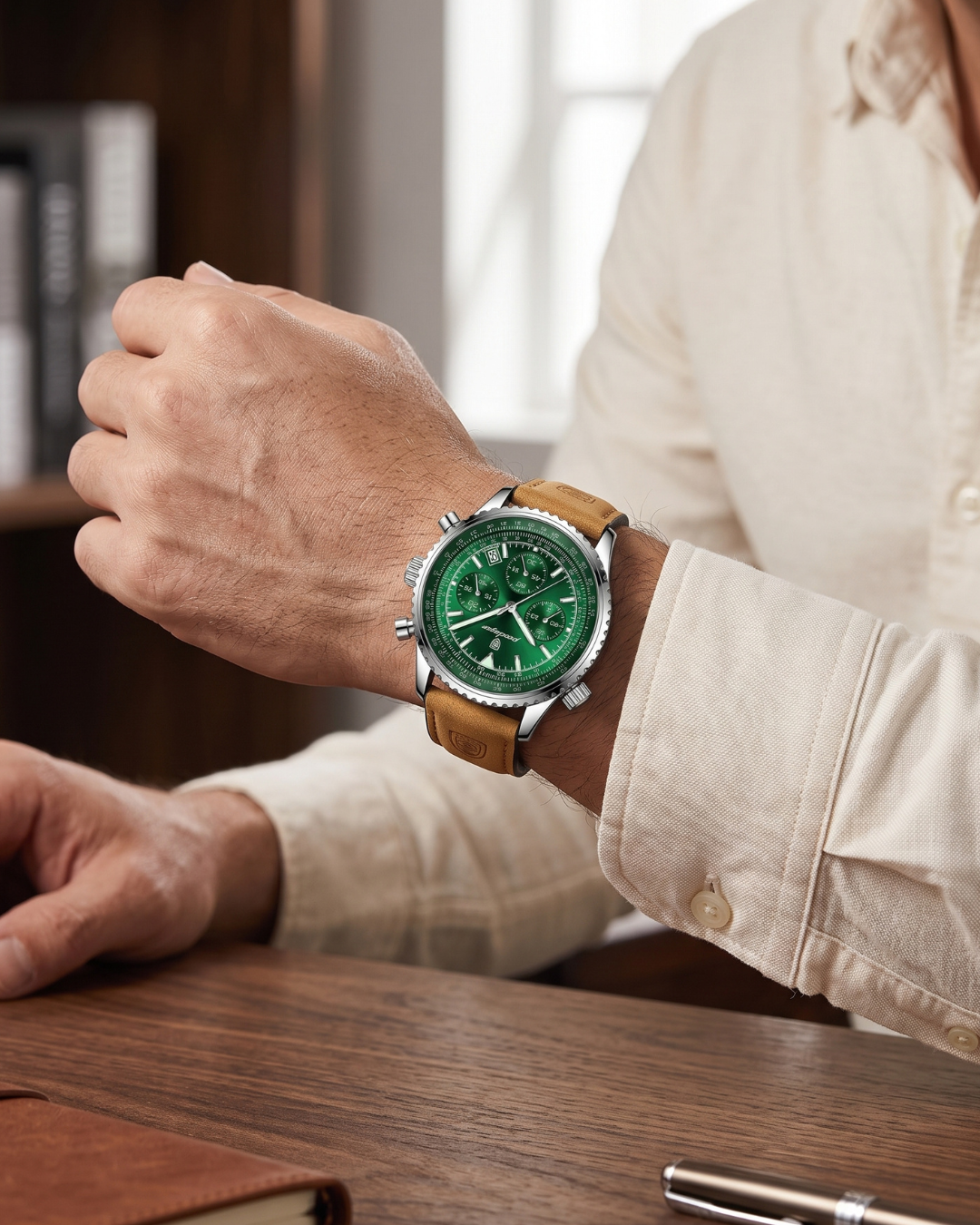 POEDAGAR 960 Herren-Chronograph