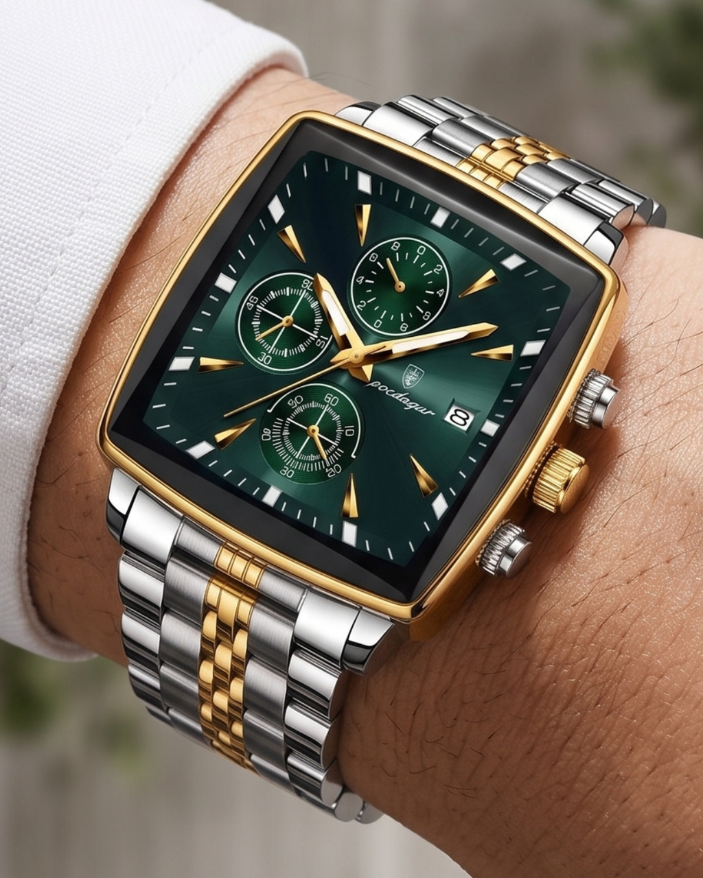 POEDAGAR 866-A Herren-Chronograph