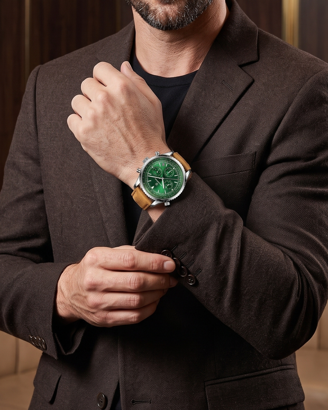 POEDAGAR 960 Herren-Chronograph