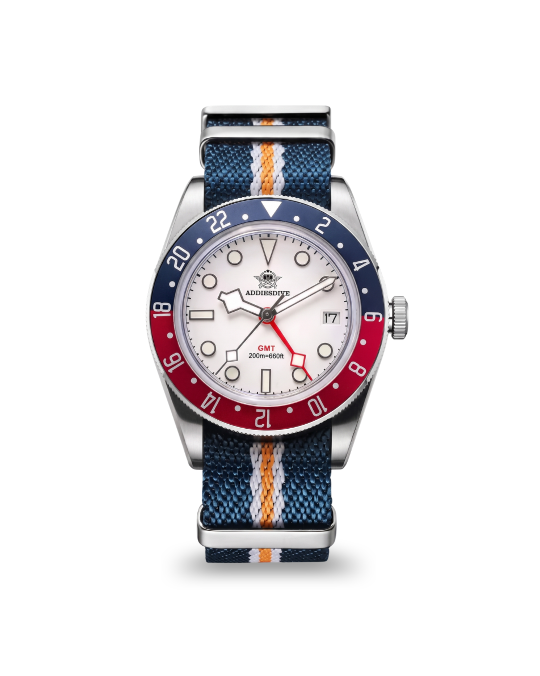 ADDIESDIVE AD2044 Herren-GMT-Quarzuhr