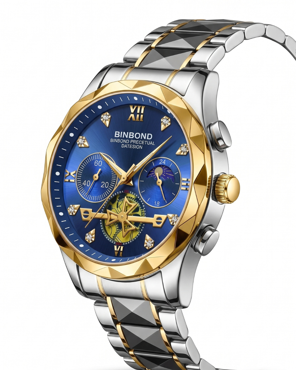 BINBOND B1236 Herren-Chronograph von POEDAGAR