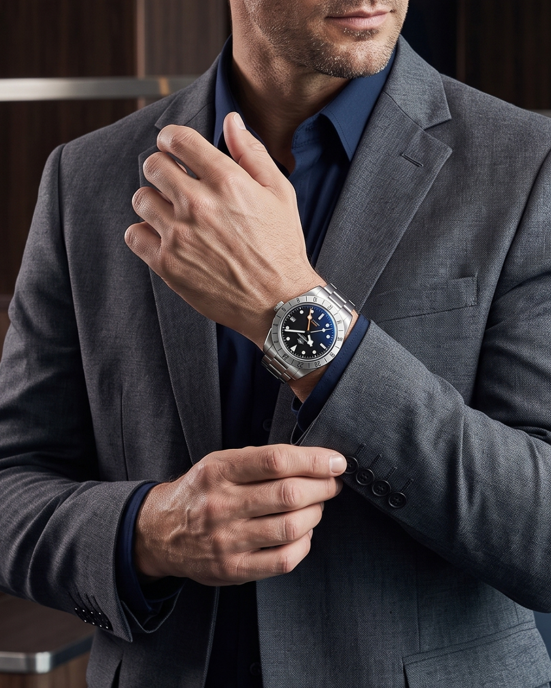 ADDIESDIVE AD2035 Herren-GMT-Quarzuhr