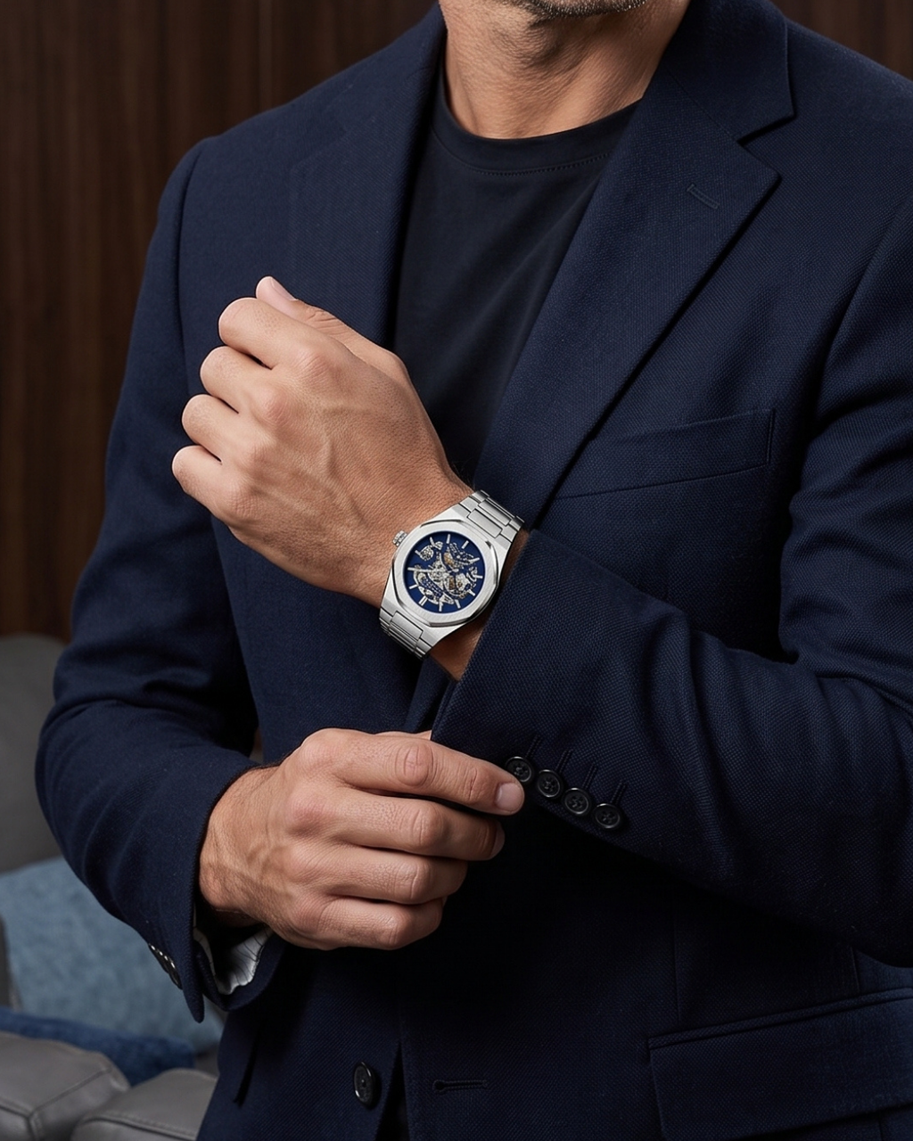LONGLUX 6269K2 Automatik-Herrenuhr