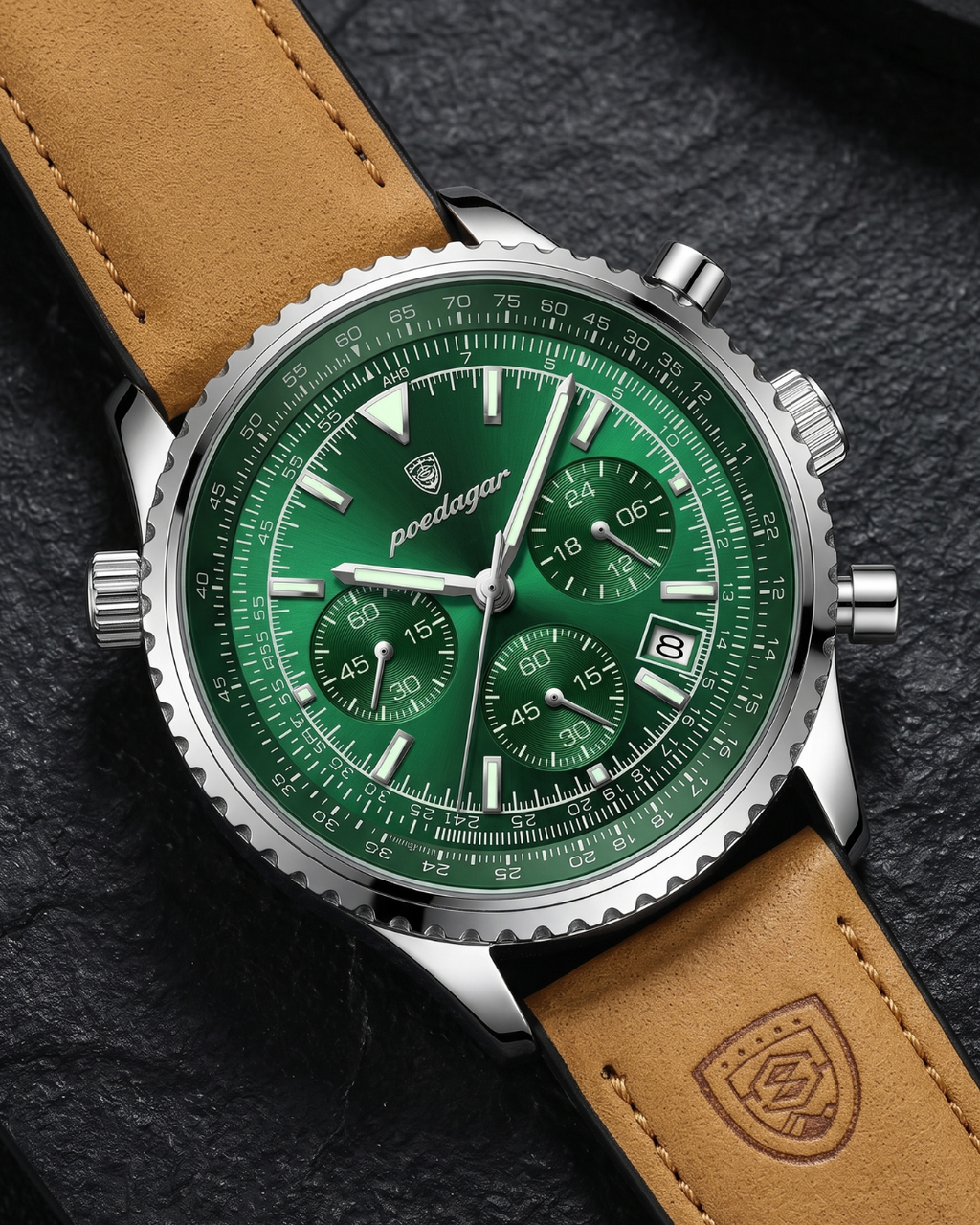POEDAGAR 960 Herren-Chronograph