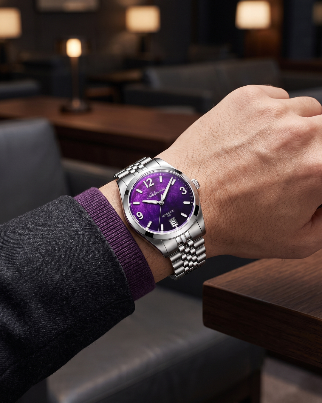 ADDIESDIVE AD2547 Herren-Automatikuhr