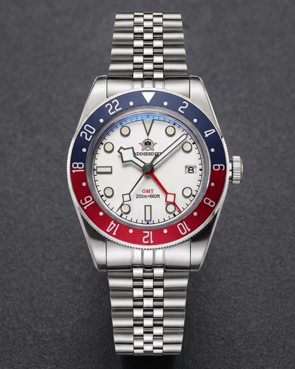 ADDIESDIVE AD2044 Herren-GMT-Quarzuhr