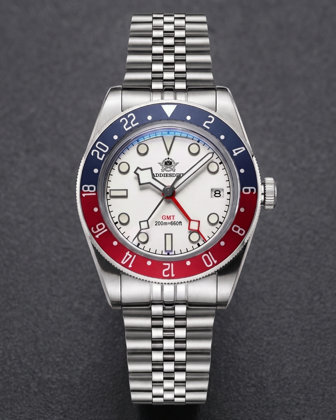 ADDIESDIVE AD2044 Herren-GMT-Quarzuhr