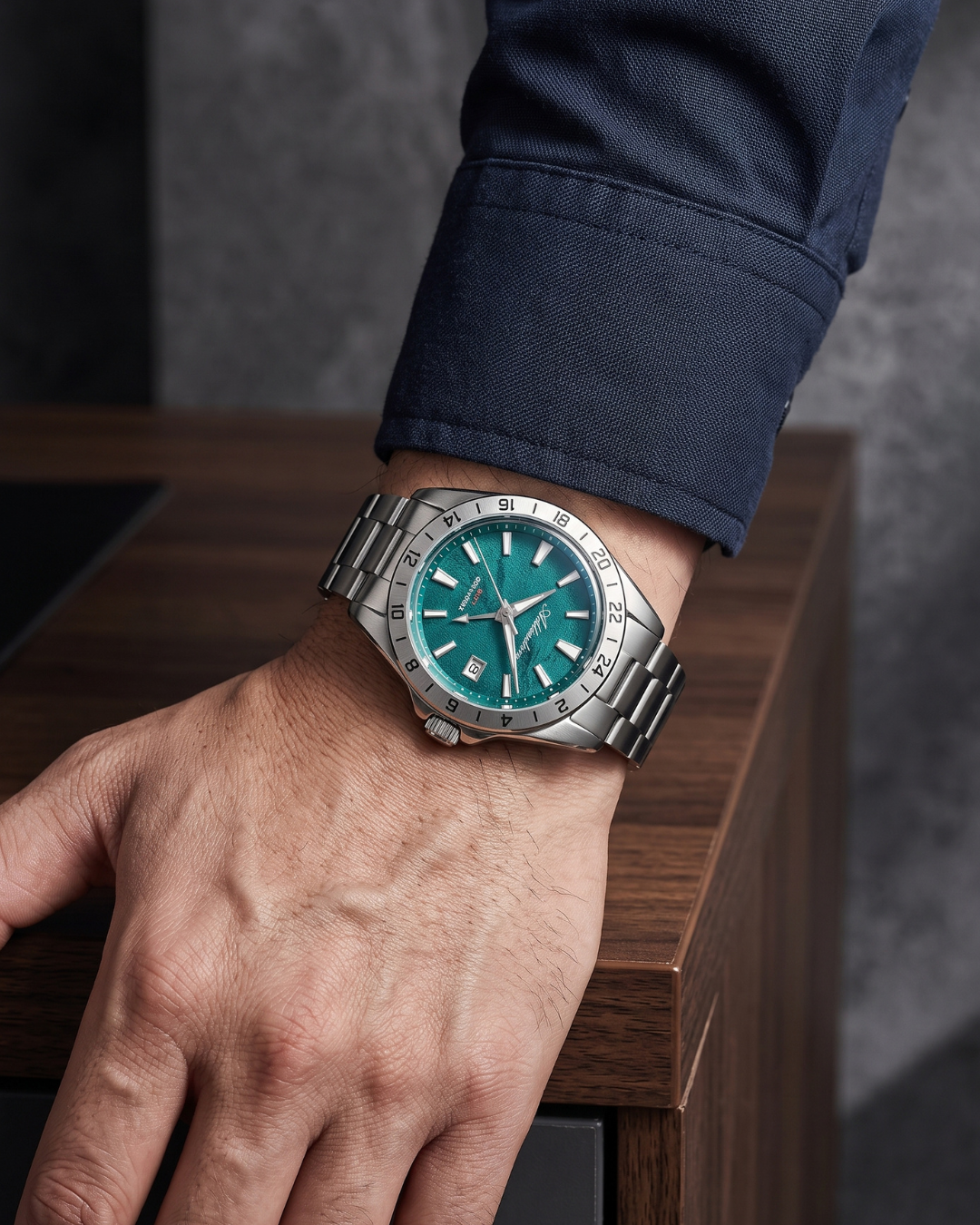 ADDIESDIVE AD2063 Herren-GMT-Quarzuhr