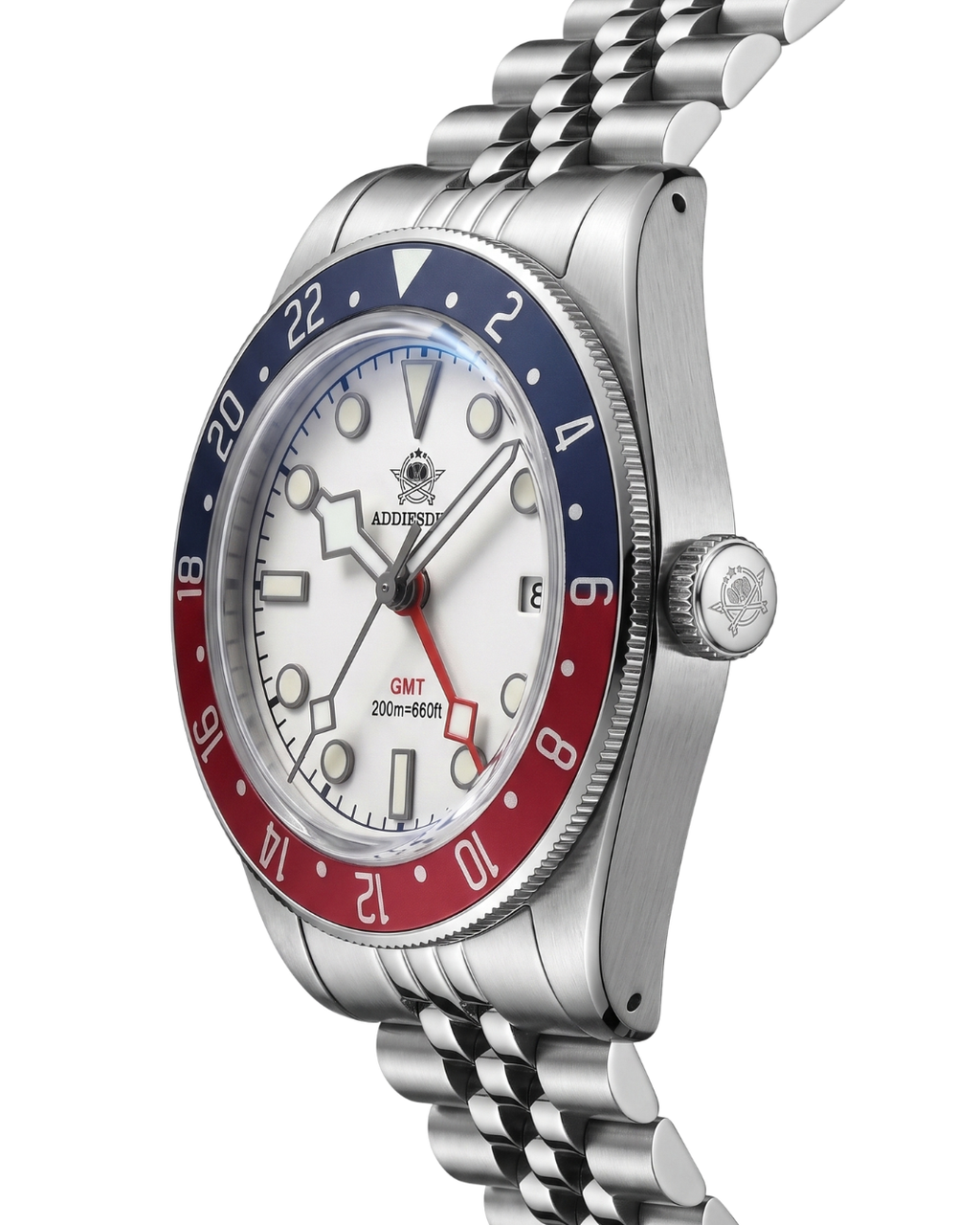 ADDIESDIVE AD2044 Herren-GMT-Quarzuhr