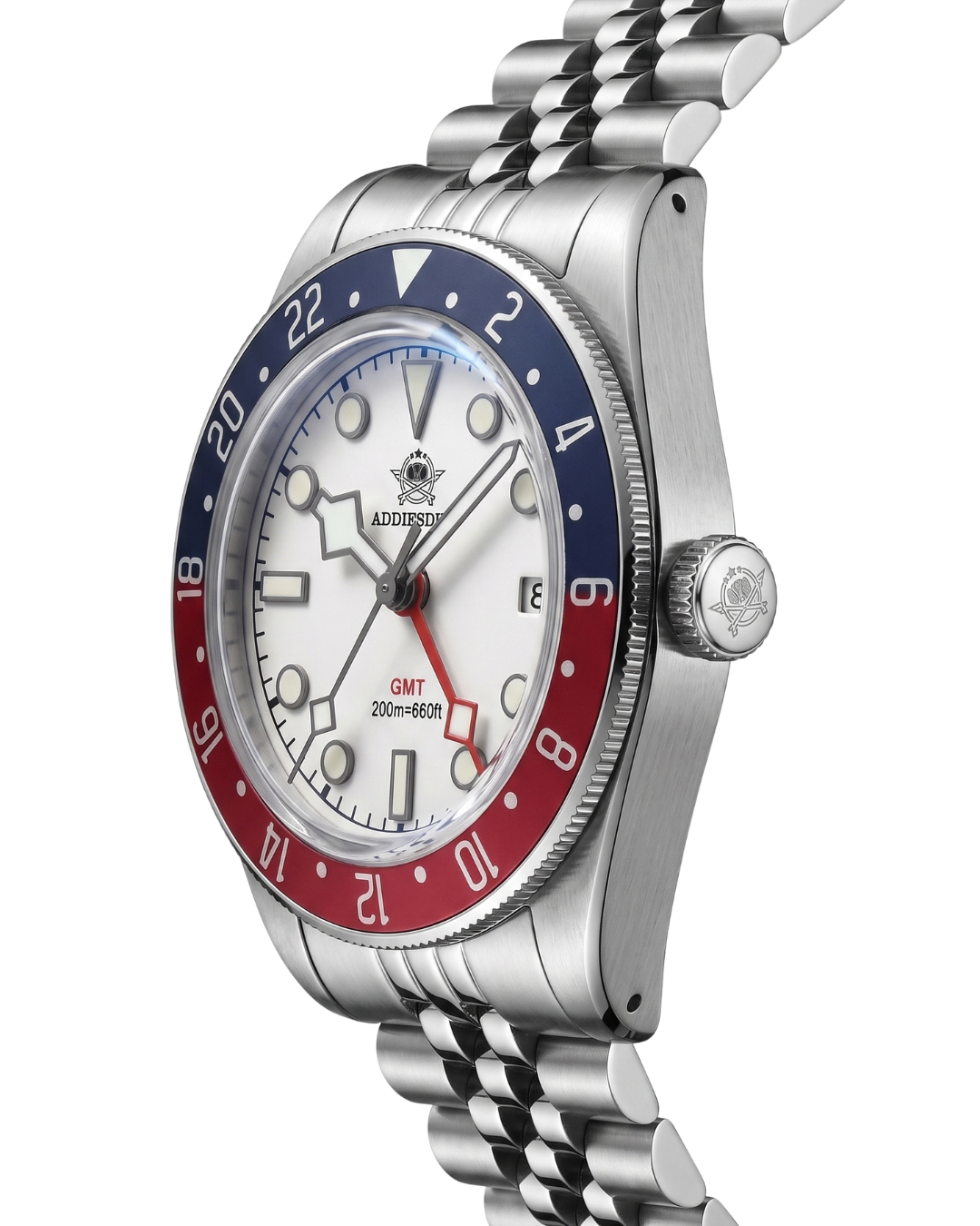 ADDIESDIVE AD2044 Herren-GMT-Quarzuhr