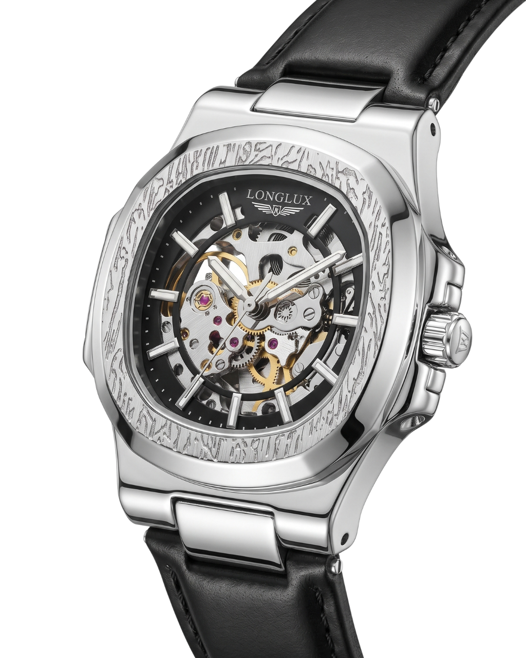 LONGLUX 8057P Automatik-Herrenuhr