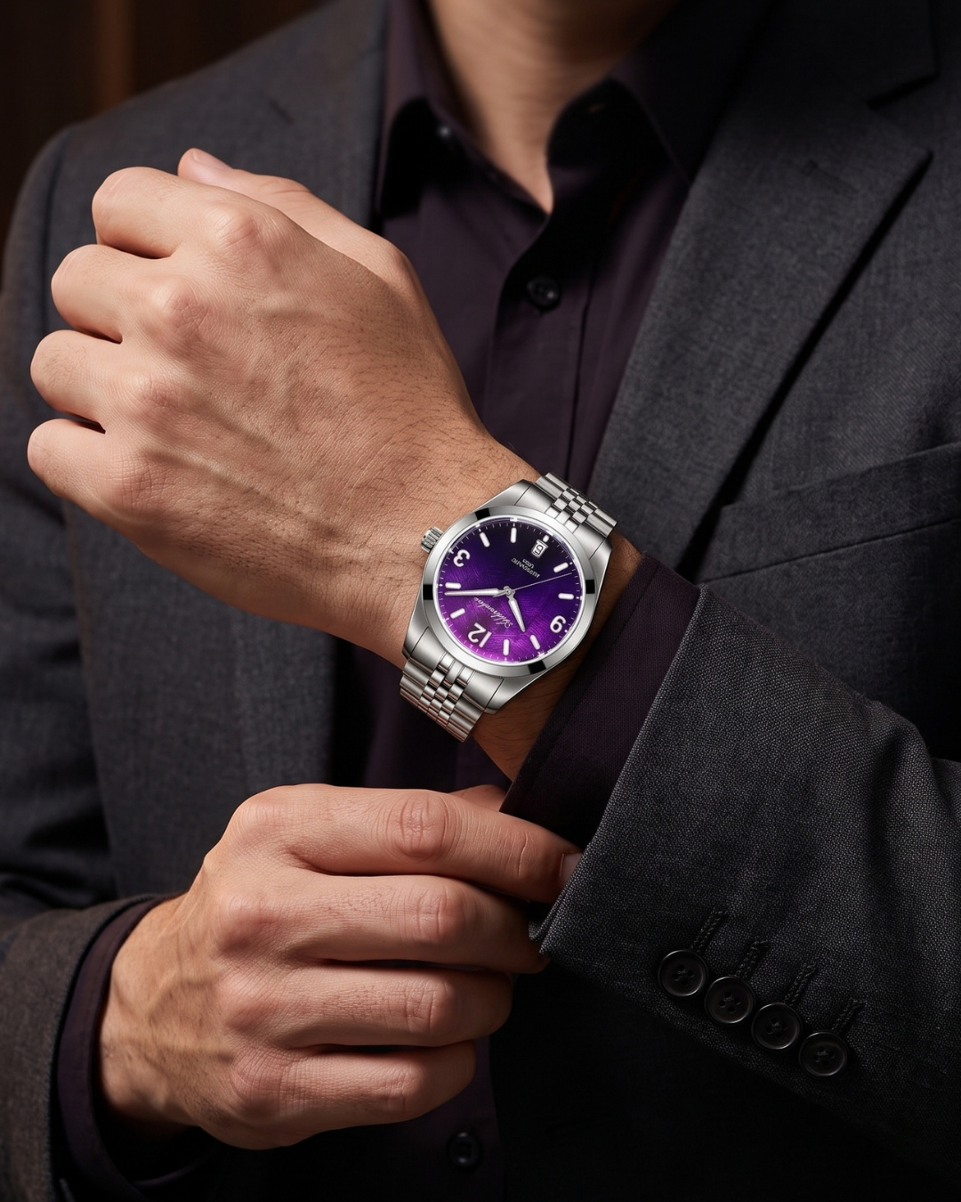 ADDIESDIVE AD2547 Herren-Automatikuhr