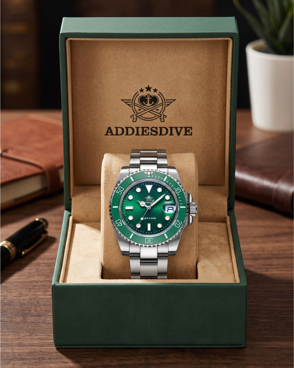 ADDIESDIVE MY-H3 Herren-Quarzuhr