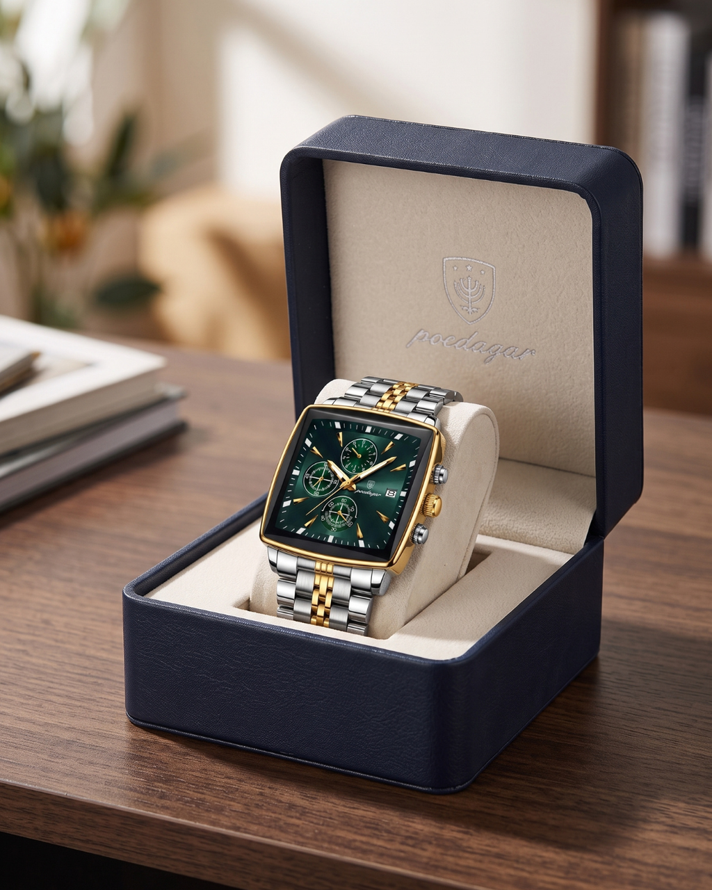 POEDAGAR 866-A Herren-Chronograph