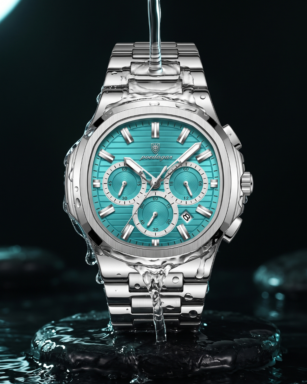 POEDAGAR 834 Herren-Chronograph