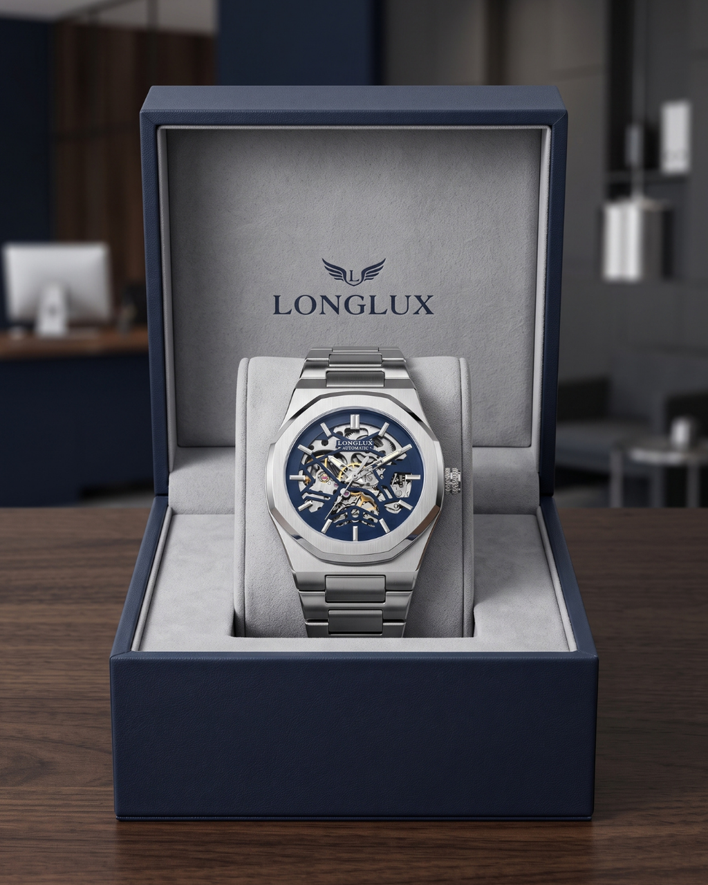 LONGLUX 6269K2 Automatik-Herrenuhr