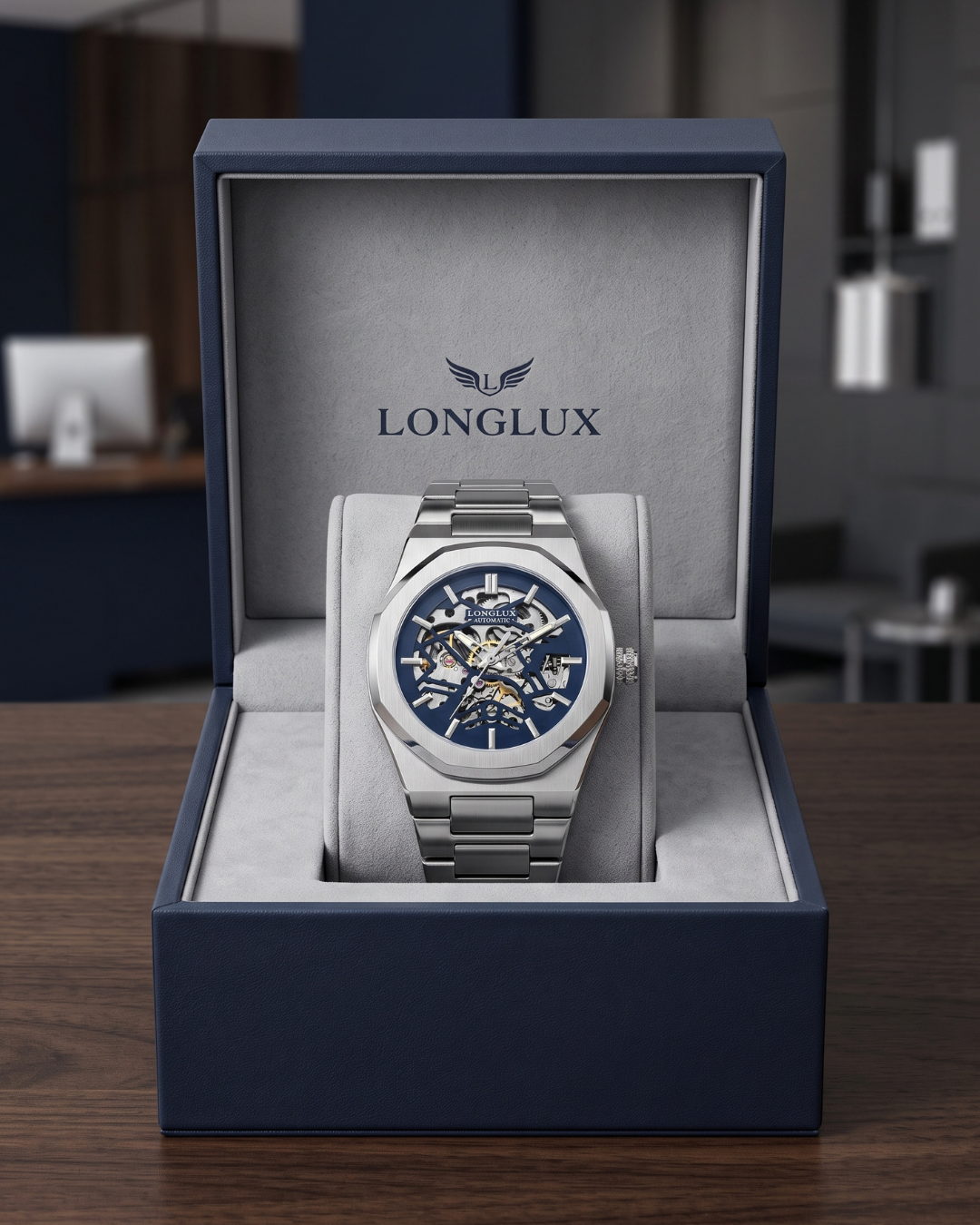 LONGLUX 6269K2 Automatik-Herrenuhr